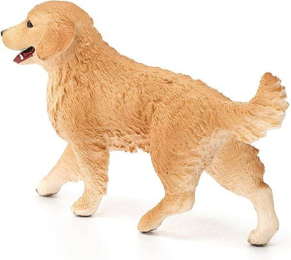 Schleich 16395 - Farm World, Golden Retriever Hündin, Hund, Tierfigur, Länge: 7,5 cm