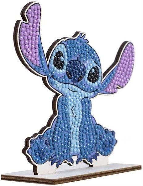 Craft Buddy CAXLBD-DNY001 - Crystal Art XL Buddies, Stitch Disney Series XL, Figur 20 cm, Kristallkunst-Bastelset