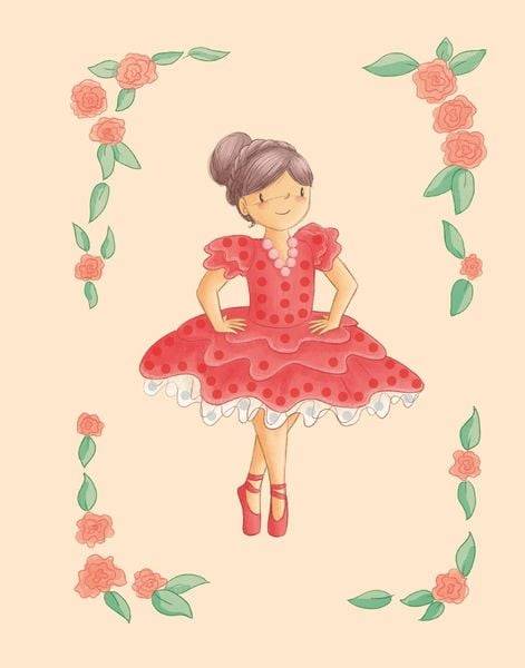 Diamantsticker Anziehpuppen – Ballett