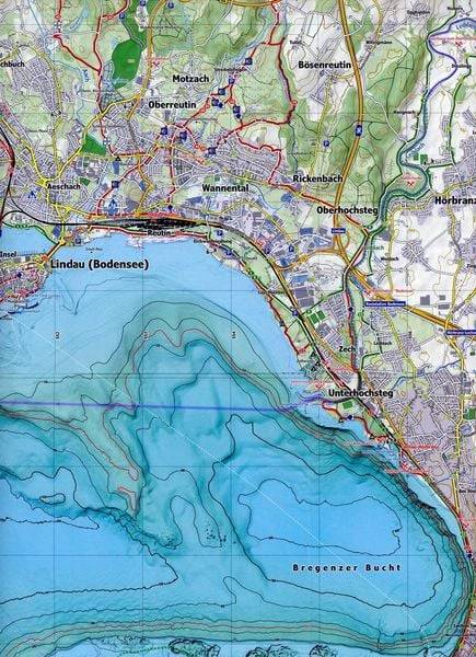 Bodensee Ost 1 : 25 000