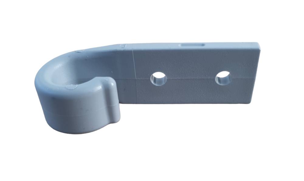 50 Stück - Schleuderhaken Planenhaken grau, breite Ausführung