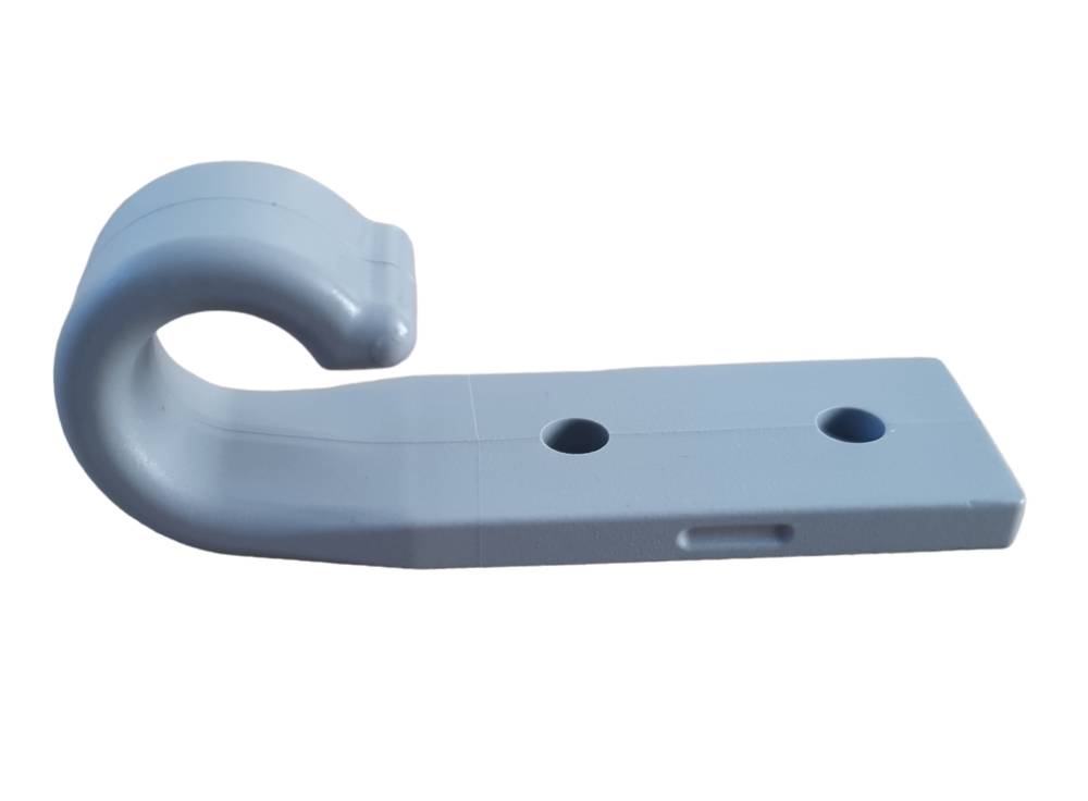 50 Stück - Schleuderhaken Planenhaken grau, breite Ausführung