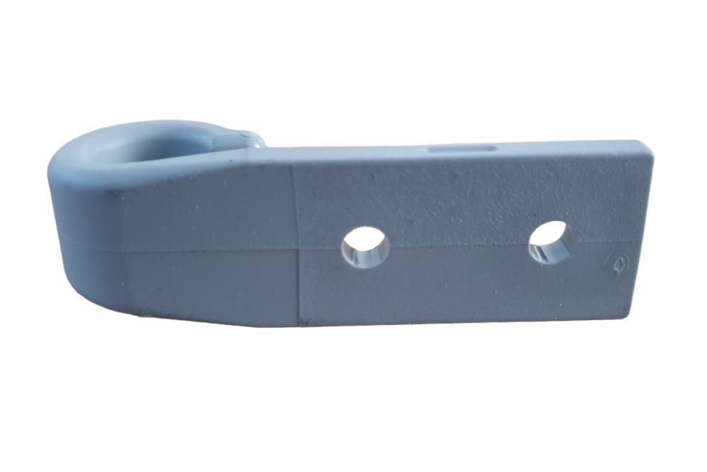 50 Stück - Schleuderhaken Planenhaken grau, breite Ausführung