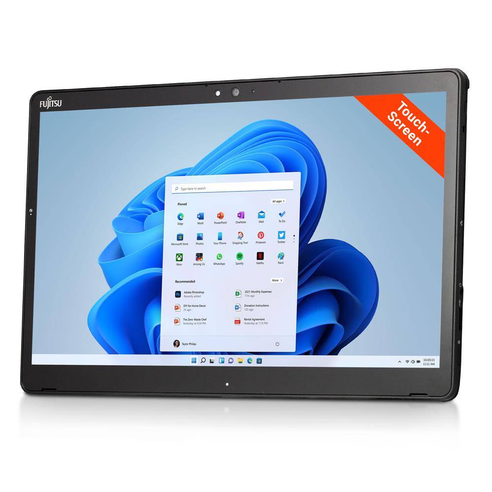 Fujitsu Stylistic Q739 (Refurbished) 33,8cm (13,3") Tablet (i5 8365U, 8GB, 512GB, WiFi, BT, CAM, FULL HD) Win 11