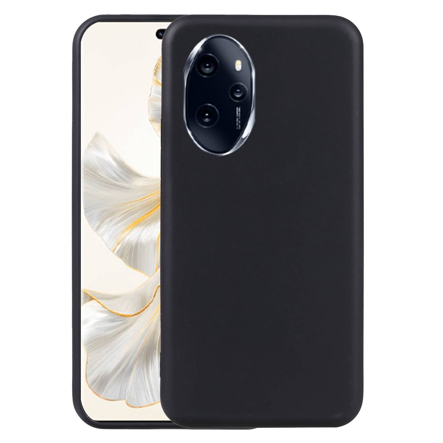 Für Honor 200 Pro Silikon TPU Schutz Hülle Cover Case dünn Schwarz
