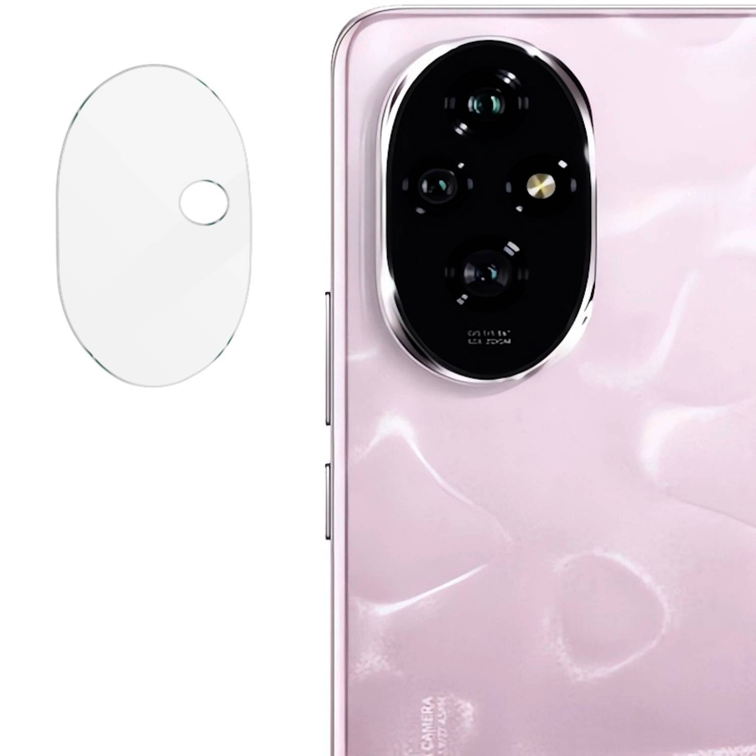 Für Honor 200 H9 Schutzglas für Back Kamera Komplettschutz Transparent