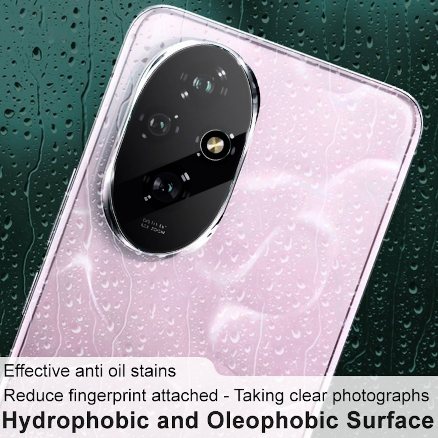 Für Honor 200 H9 Schutzglas für Back Kamera Komplettschutz Transparent