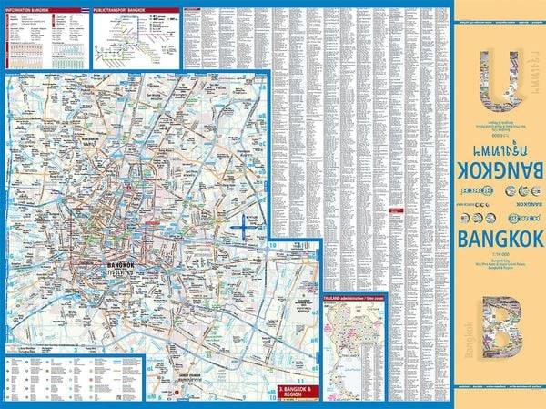 Bangkok 1 : 14 000. City Centre Map