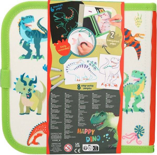 Dino World Paint & Swipe Book