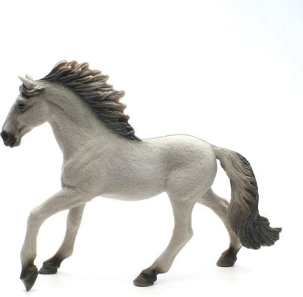 Schleich 13915 - Farm World, Sorraia Mustang Hengst, Tierfigur, Pferd, Höhe: 11 cm