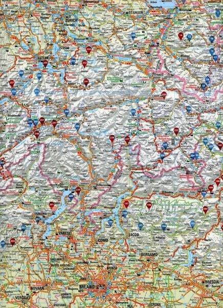 FolyMaps Alpenpässe 1:800 000 Spezialkarte