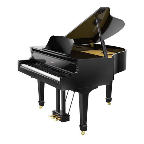ROLAND GP609-PE - Digitalflügel mit 6.1-Mehrkanal-Lautsprechersystem (PHA-50 Tastatur | Bluetooth) - Ebenholz poliert