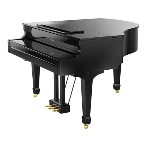 ROLAND GP609-PE - Digitalflügel mit 6.1-Mehrkanal-Lautsprechersystem (PHA-50 Tastatur | Bluetooth) - Ebenholz poliert