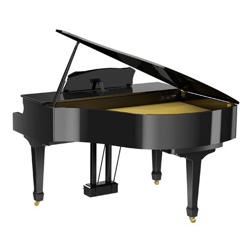 ROLAND GP609-PE - Digitalflügel mit 6.1-Mehrkanal-Lautsprechersystem (PHA-50 Tastatur | Bluetooth) - Ebenholz poliert