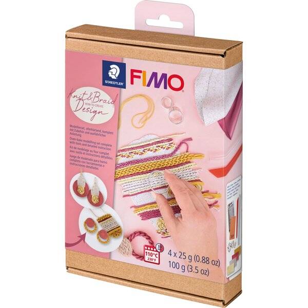 Modelliermasse Set Fimo HtC Strick Desig