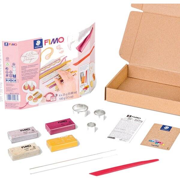Modelliermasse Set Fimo HtC Strick Desig