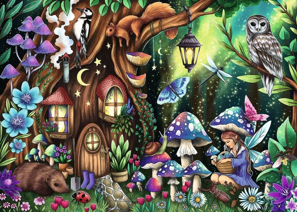 Original Ravensburger Quality Puzzle Im Feenland (1000 Teile)