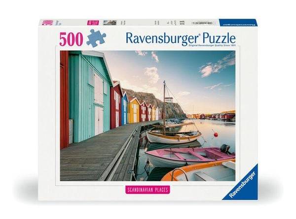 Ravensburger 12000847 - Bootshäuser in Smögen, Schweden