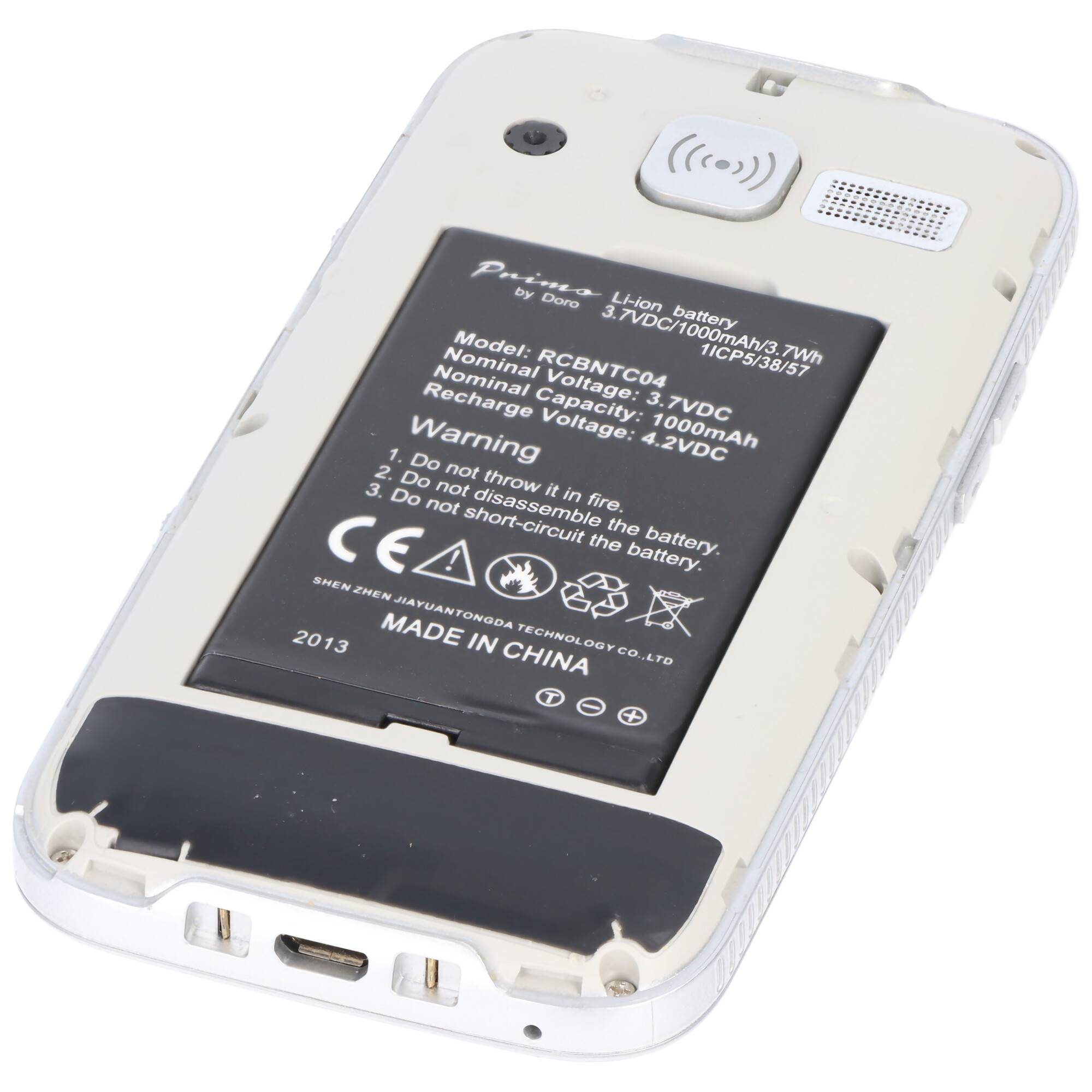 Original Primo by Doro 366 Akku, Doro Primo 366, RCBNTC04, 3,7 Volt 1000mAh