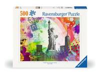 RAVENSBURGER - Puzzle Postkarte aus New York 500 Teile