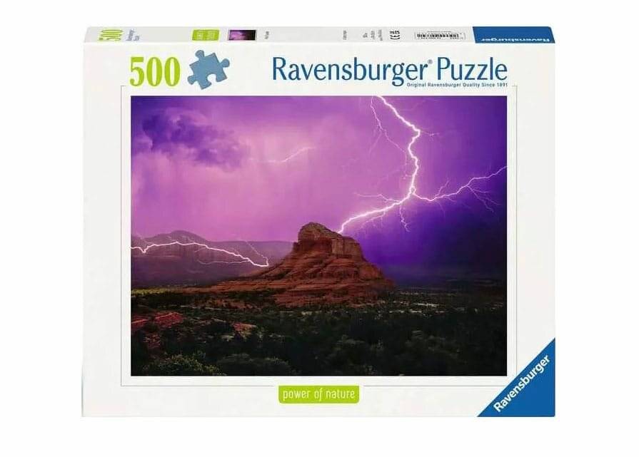 Power of Nature Puzzle Pinke Gewitterstimmung (500 Teile)