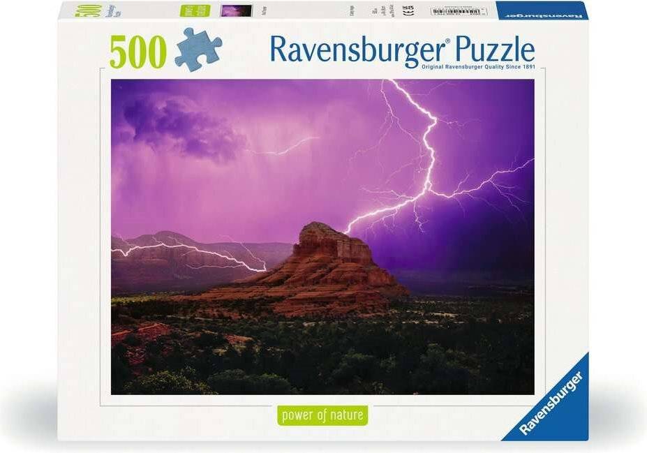 Power of Nature Puzzle Pinke Gewitterstimmung (500 Teile)