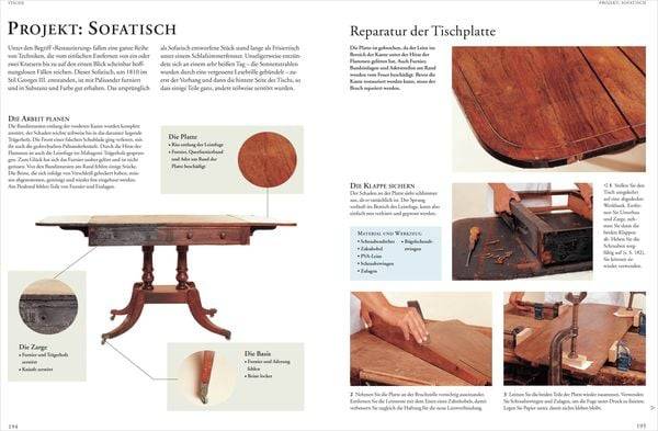 Das große Handbuch der Möbelrestaurierung. Selbst restaurieren, reparieren, aufarbeiten, pflegen – Schritt für Schritt