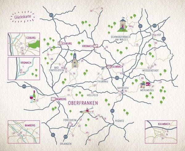 Glücksorte in Oberfranken