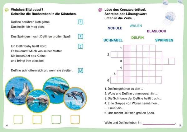 WAS IST WAS Erstes Lesen. Leserätsel Wale und Delfine
