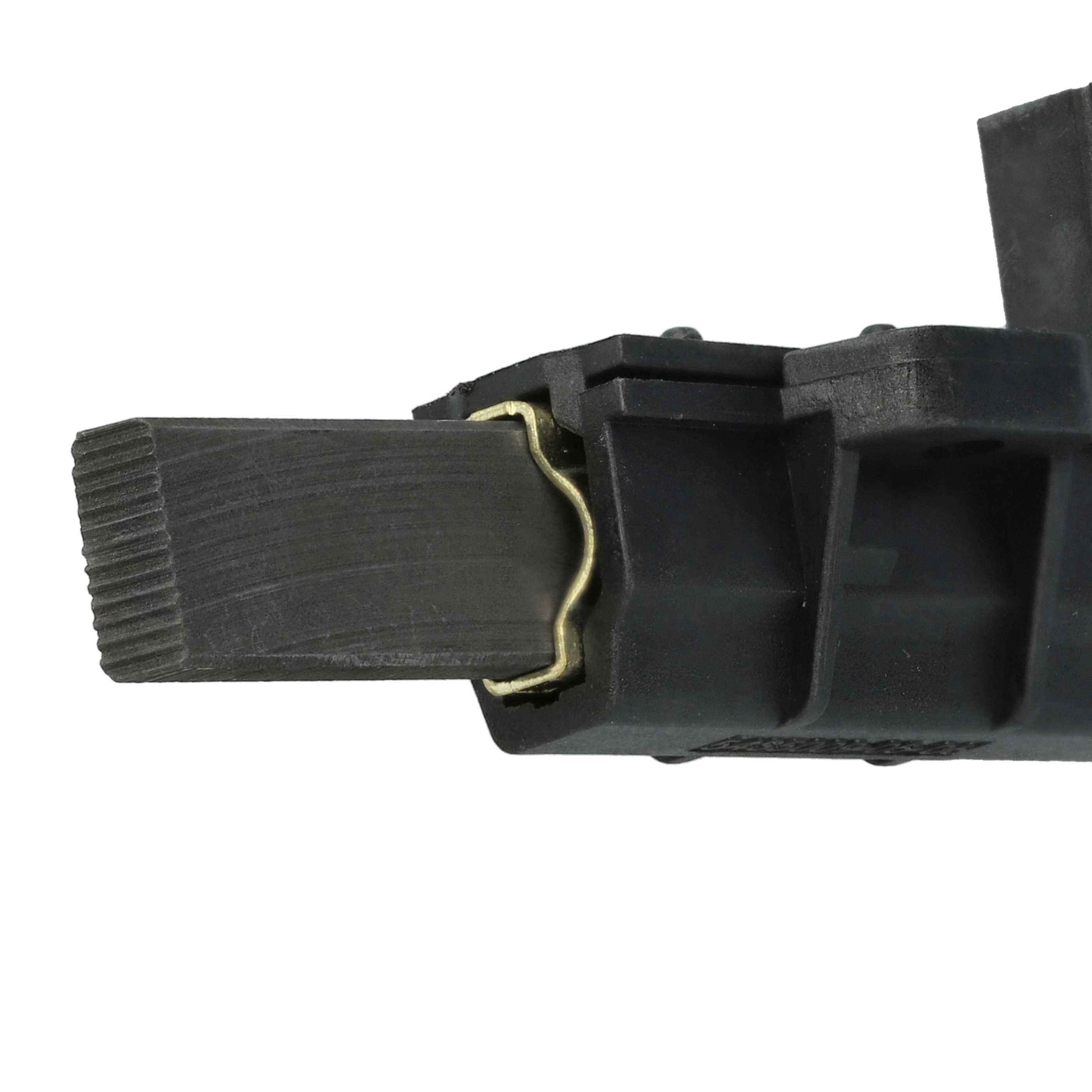 vhbw 2x Kohlebürste mit Sockel kompatibel mit Ariston AR6L95 F054416, ARF105 F054434, AV102 F028481, AR6L85 F054413 Waschmaschine, Schwarz