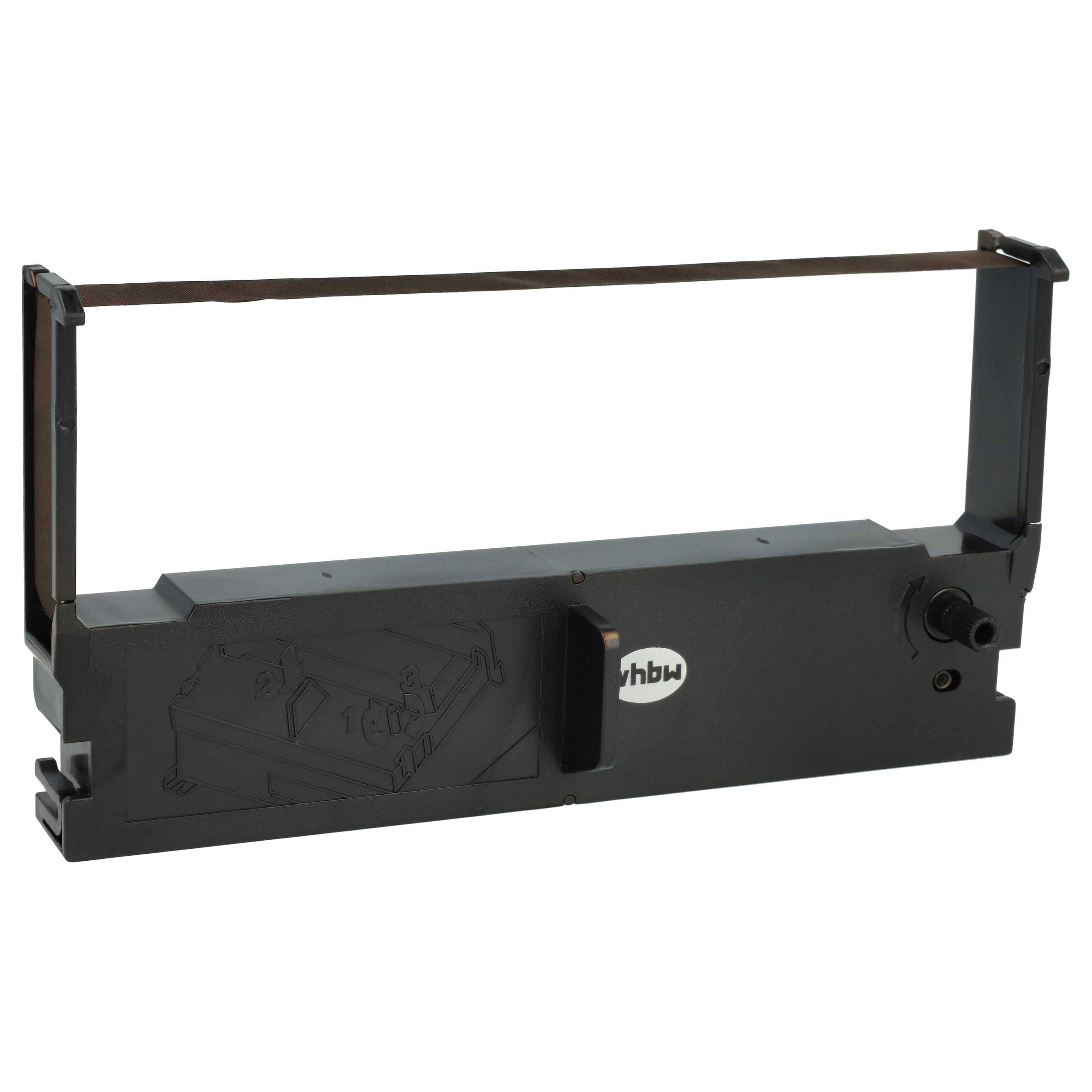 vhbw Farbband Schriftband kompatibel mit Epson TM-U 675, TM-H6000i, TM-H6000, TM-H6000iv Nadeldrucker, Bondrucker - Lila