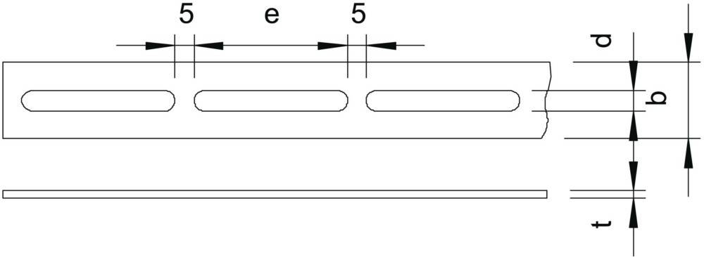 OBO Bettermann Schlitzband OSS 20x3 3M FT