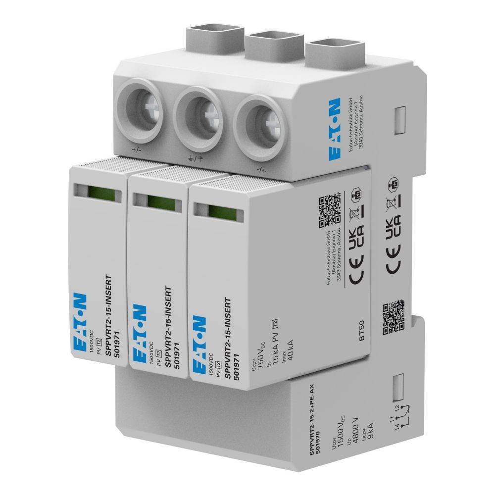 Eaton PV-Überspannungsschutz SPPVRT2-15-2+PE-AX