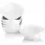 DOWAN 244ml/6er-Set Keramik Ramekins Backofen sicher,Creme Brulee Ramekins,Dessertschalen für Soße/Souffle/Dipping, Weiß DOWAN 244ml/6er-Set Keramik Ramekins Backofen sicher,Creme Brulee Ramekins,Dessertschalen für Soße/Souffle/Dipping, Weiß