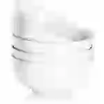 DOWAN 15×15×7 cm/650ml/4er Set Keramiksuppenschalen & Müslischalen für Suppe/Salat/Müsli, Mikrowelle und Geschirrspüler vorhanden,Weiß DOWAN 15×15×7 cm/650ml/4er Set Keramiksuppenschalen & Müslischalen für Suppe/Salat/Müsli, Mikrowelle und Geschirrspüler vorhanden,Weiß