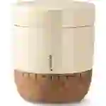 DOWAN 180ml Buttertopf, Butterdose mit Deckel für die Arbeitsplatte, Butterbehälter mit Korkboden und Datumszeile - Beige DOWAN 180ml Buttertopf, Butterdose mit Deckel für die Arbeitsplatte, Butterbehälter mit Korkboden und Datumszeile - Beige