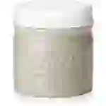 DOWAN 192ml/9×9×10cm französische Keramik Butterdose mit Deckel,geprägter Butterbehälter mit Wasserlinie,Grau DOWAN 192ml/9×9×10cm französische Keramik Butterdose mit Deckel,geprägter Butterbehälter mit Wasserlinie,Grau