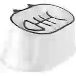 Y YHY 16×11cm Katzennapf/Hundenapf mit langsamem Futter, erhöhter Katzennapf mit geneigtem Design,Keine schwarzen Kinnflecken,Weiß Y YHY 16×11cm Katzennapf/Hundenapf mit langsamem Futter, erhöhter Katzennapf mit geneigtem Design,Keine schwarzen Kinnflecken,Weiß