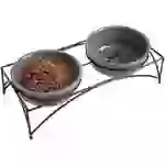 Y YHY 12cm/355ml/2er-Set Keramik Futternäpfe für Katzen,erhöhte Wassernäpfe für Haustiere mit Ständer,Keramische Näpfe für Katzen oder Hunde,G Y YHY 12cm/355ml/2er-Set Keramik Futternäpfe für Katzen,erhöhte Wassernäpfe für Haustiere mit Ständer,Keramische Näpfe für Katzen oder Hunde,G