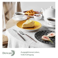 DOWAN 21cm/6er Set Keramikteller, Porzellan-Nudel-Salattellersatz, Bunte Servierschalen für Tischdekoration, Lebhafte Farben DOWAN 21cm/6er Set Keramikteller, Porzellan-Nudel-Salattellersatz, Bunte Servierschalen für Tischdekoration, Lebhafte Farben