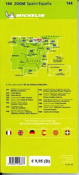 Michelin Atlantische Pyrenäen