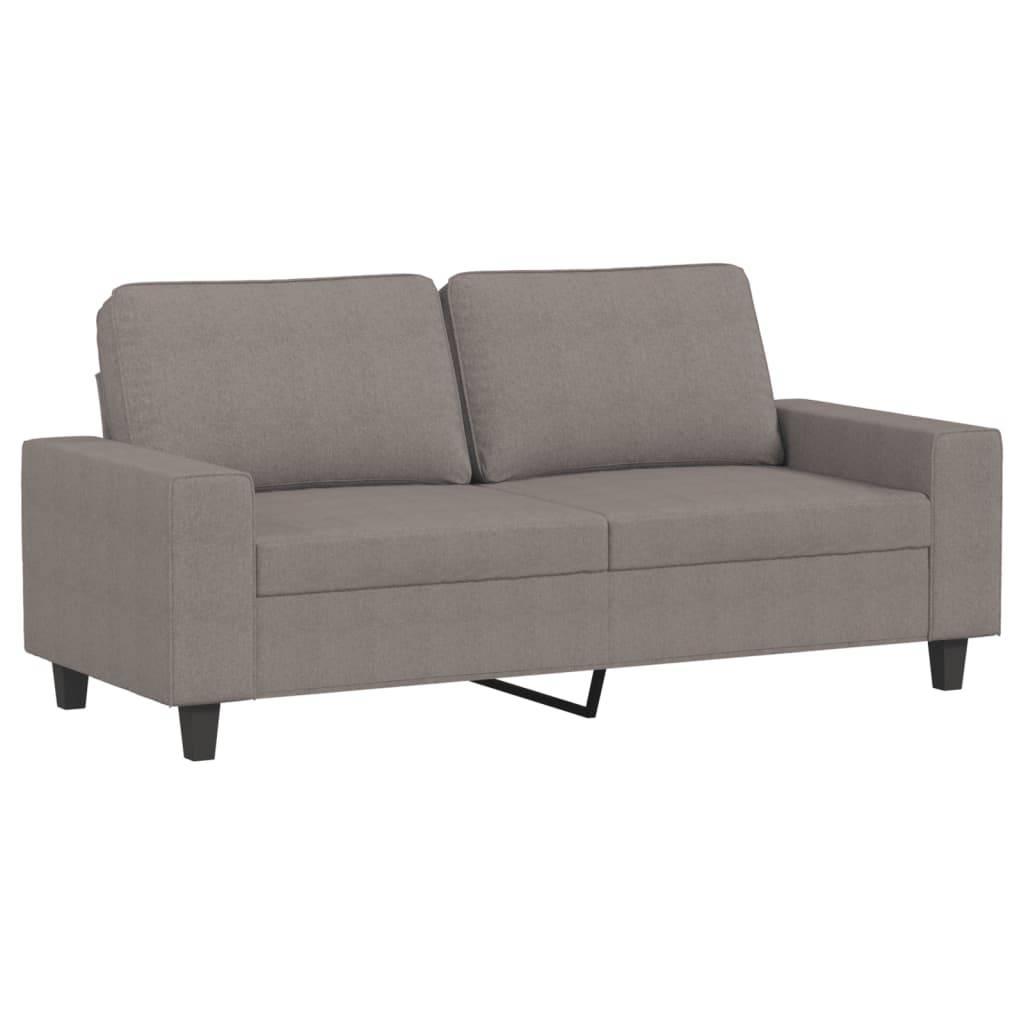vidaXL 3-tlg. Sofagarnitur Taupe Stoff