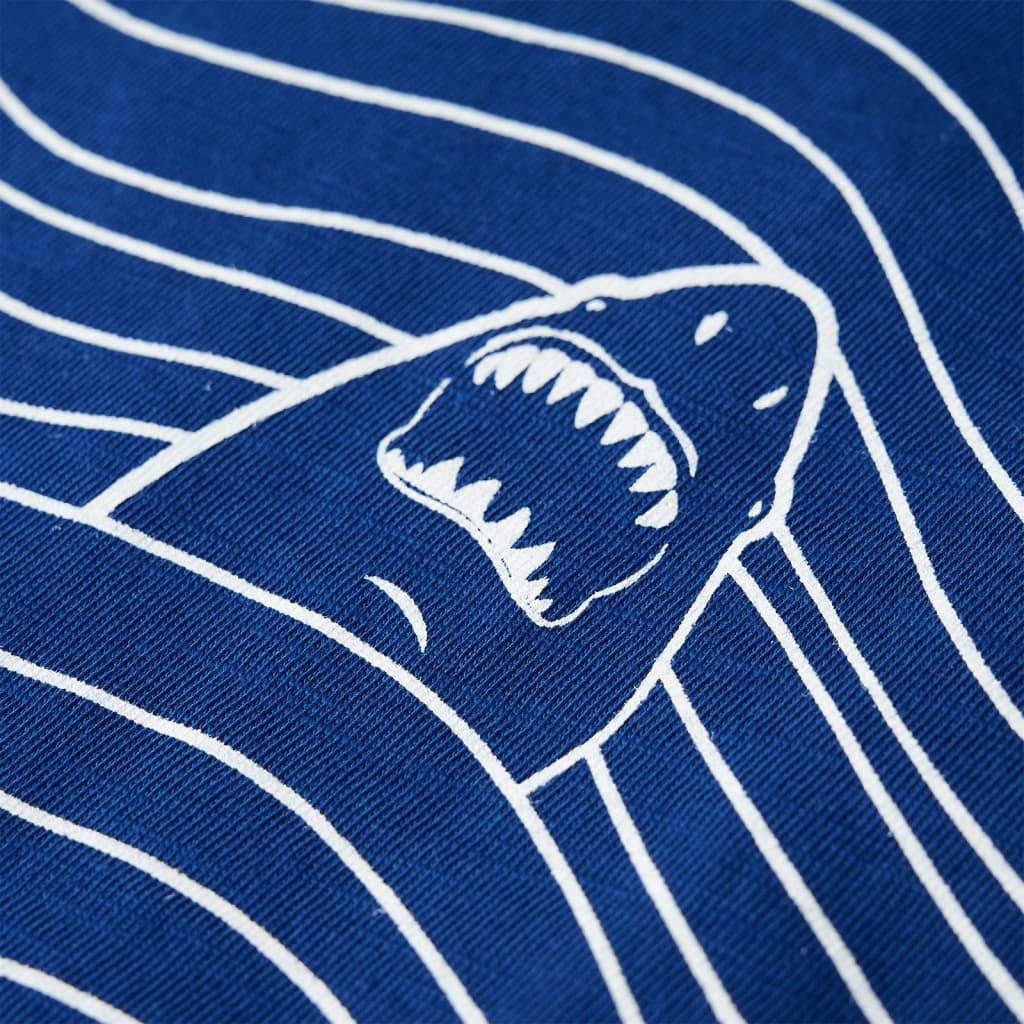 Kinder-T-Shirt Dunkelblau 140