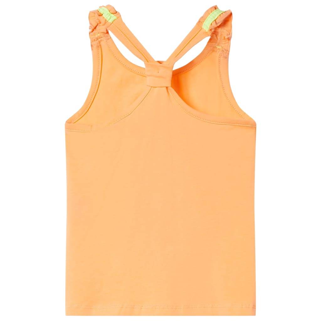 Kinder-Tanktop Hellorange 104