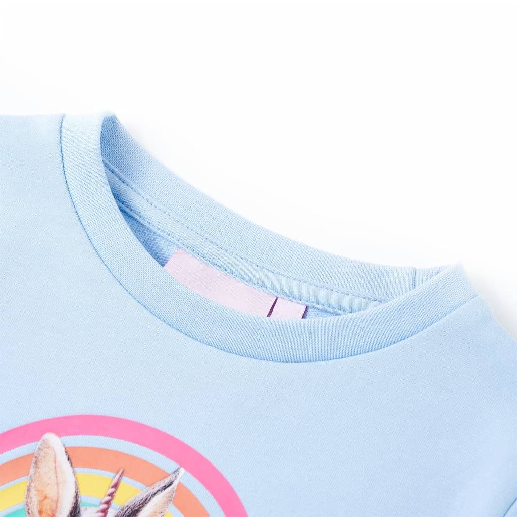 Kinder-Sweatshirt Hellblau 92