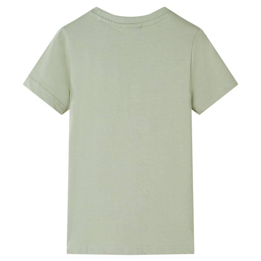 Kinder-Kurzarmshirt Hellkhaki 116