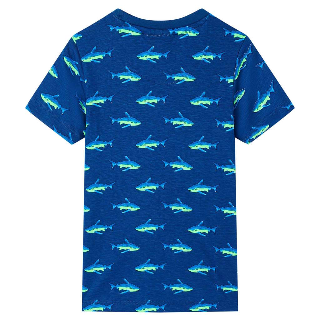 Kinder-T-Shirt Dunkelblau 92