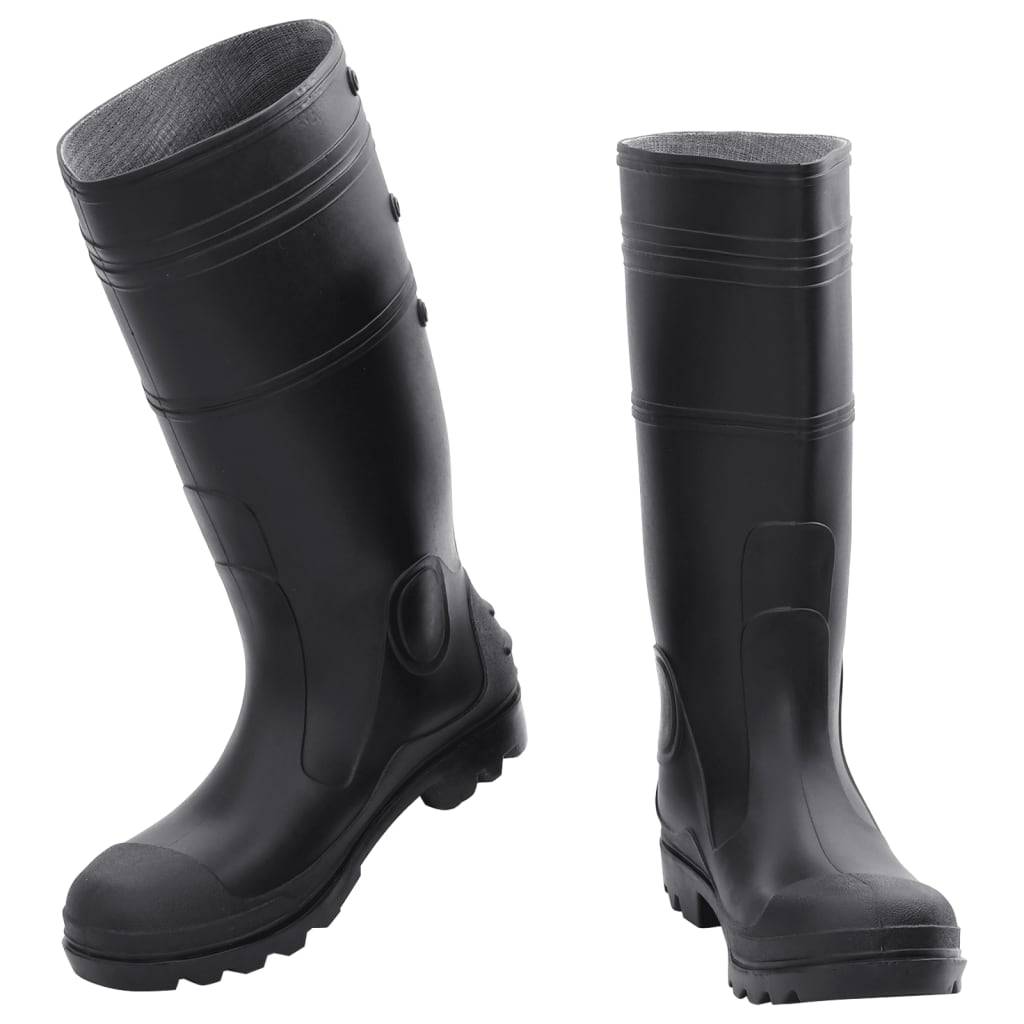 vidaXL Gummistiefel Schwarz Größe 41 PVC