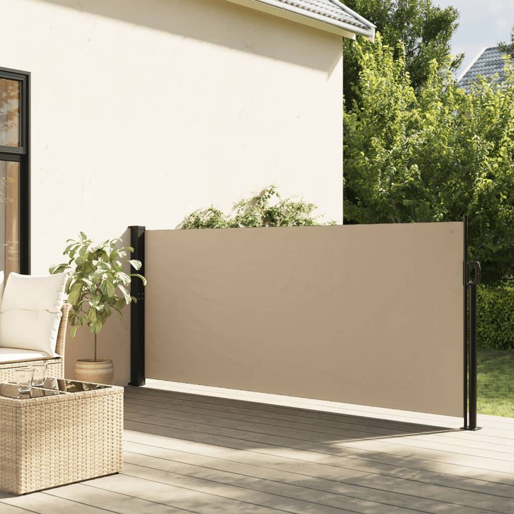 vidaXL Seitenmarkise Ausziehbar Beige 100x300 cm