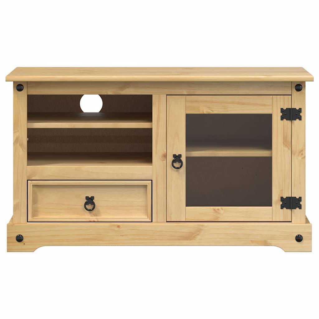 vidaXL TV-Schrank Corona 100x45x58 cm Massivholz Kiefer